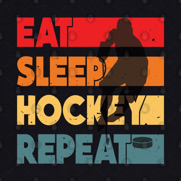 Eat Sleep Ice Hockey Repeat by rhazi mode plagget